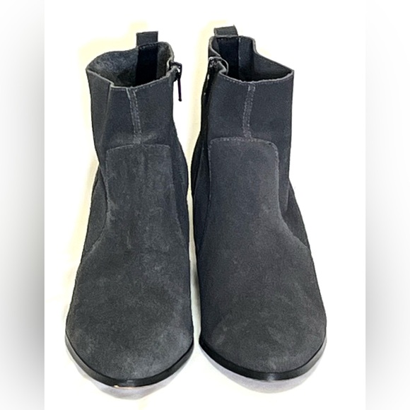 Crown Vintage Saleen Gray Suede Ankle Boots Size 10 - Picture 10 of 10